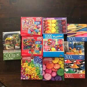 10 Boxes of Jigsaws Puzzle